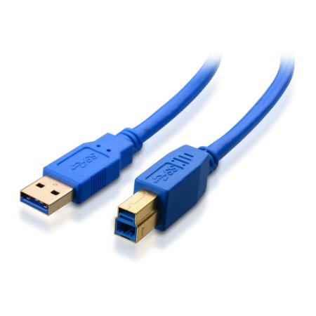 Cable Matters SuperSpeed USB 30 Type A to B Cable in Blue 6 Feet
