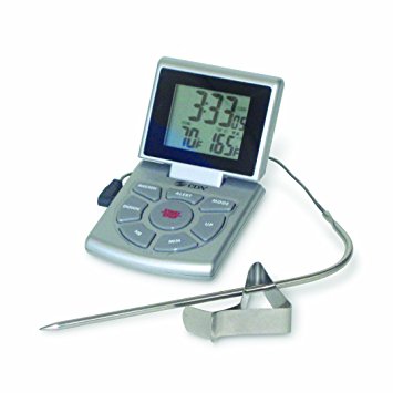 CDN DTTC-S Combo Probe Thermometer, Timer & Clock - Silver