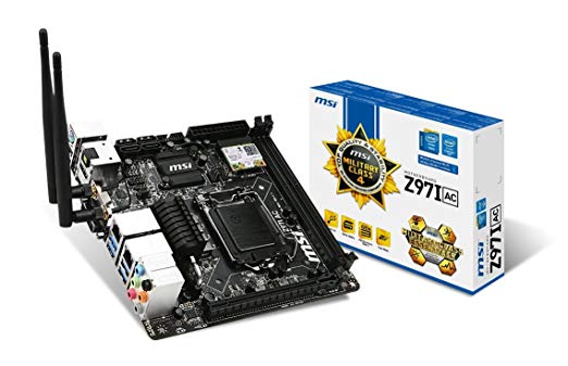 MSI Intel Z97 LGA 1150 DDR3 USB 3.1 Mini ITX Motherboard (Z97I AC)