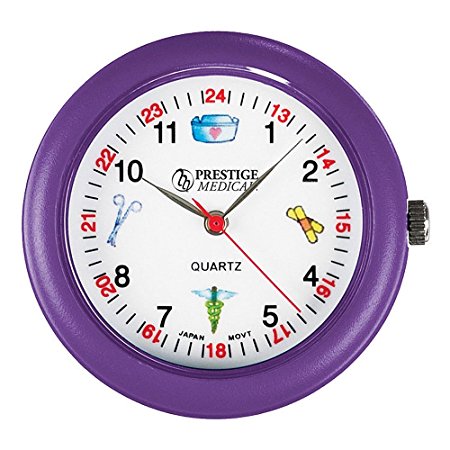 Prestige Medical Symbols Stethoscope Watch, Purple