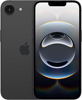 Apple iPhone 16e 128 GB: Entwickelt für Apple Intelligence, A18 Chip, Gigantische Batterielaufzeit, 48 MP Fusion Kamera, 6,1'' Super Retina XDR Display, Schwarz