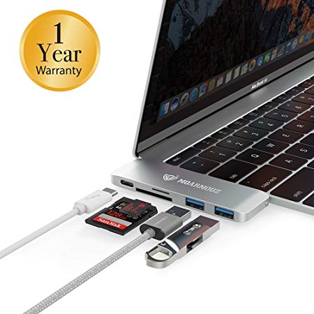 MoArmouz 5 in 1 USB Combo HUB for Macbook