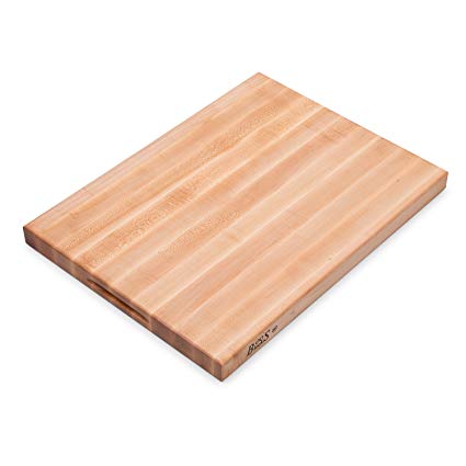 John Boos Platinum Commercial Series Maple Wood Edge Grain Reversible Cutting Board, 24 Inches x 18 Inches x 1.75 Inches