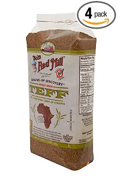 Bob's Red Mill Whole Grain Teff, 24-Ounce Packages (Pack of 4)