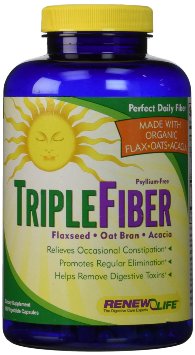 Organic Triple Fiber Renew Life 150 Caps