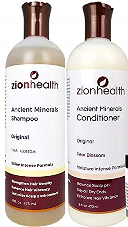 Adama Minerals Shampoo and Conditioner Set 16 oz (Original (Pear Blossom)))