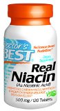 Doctors Best Real Niacin Extended Release 500mg 120-Count