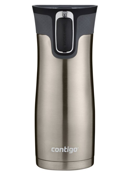Contigo Autoseal West Loop Stainless Steel Travel Mug with Easy Clean Lid, 16-Ounce, Stainless Steel