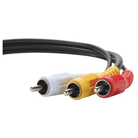 Standard Composite Video and Analog Audio Cable 8 ft.
