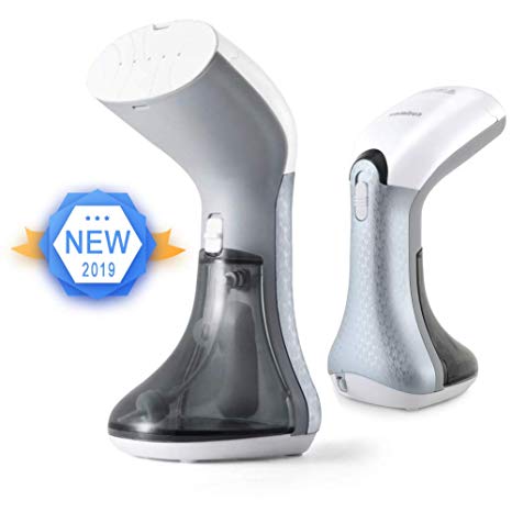 CUSIMAX Clothes Steamer, Portable Handheld Garment Steamer, 360° Anti-Drip, Powerful Clothes Wrinkle Remover with Fabric Brush, Clean and Sterilize, Auto Shut Off, Perfect for Home&Travel