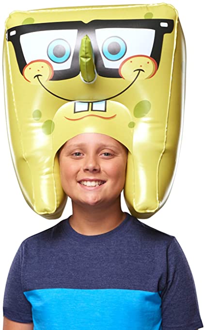 SpongeBob SquarePants, SpongeHeads,  20” Tall Inflatable Wearable, Spongebob Glasses