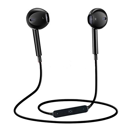 Bluetooth Headphones, Best Wireless Sports Earphones w/ Mic IPX7 Waterproof HD Stereo Sweatproof In Ear Earbuds for Gym Running Workout 8 Hour Battery Noise Cancelling Headsets