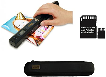 VuPoint Magic Wand Portable Scanner with Carrying Case & 8GB MicroSD Card