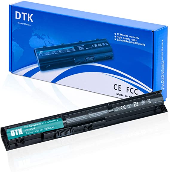 DTK Laptop Battery Replacement for HP ProBook 440 G2 / 445 G2 / 450 G2 / 455 G2 / HP Envy 14 Series/Envy 15 Series/Envy 17 Series/HP Pavilion 15 17 Series P/N: VI04 [14.8V 2200MAH]