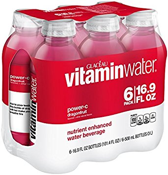 vitaminwater power-c bottles, 16.9 fl oz (Pack of 6)