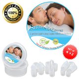 Snore Reliever - Premium Set of 6 with 2 Designs and 4 Sizes to Ensure a Secure Fit in Any Nasal Passages - The Best Solution to Prevent Snoring and Sleep Apnea
