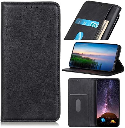 ORIbox iPhone 7/8/SE 2020 Case, Premium PU Leather Cover TPU Bumper with Card Holder Kickstand Shockproof Flip Wallet Case for iPhone 7/8/SE 2020(4.7 inch) - Black
