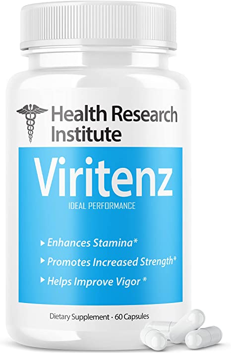 Viritenz for Men Male Pro XL Performance One Bottle New Formula Pills Viritenze (60 Capsules)