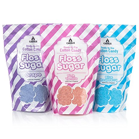 3 Flavor Cotton Candy Sugar Pack