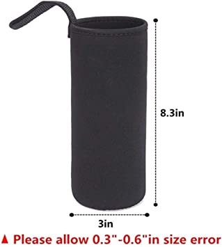 TLHO Water Bottle Cover Sleeve 25 oz, Insulated Neoprene Water Bottle Carrier Holder Pouch Cover Bag Case