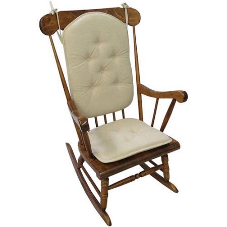 Gripper 2-piece DelightFill Rocking Chair Cushions, Venus - Natural