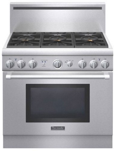Thermador Pro Harmony : PRG366GH 36 Pro-Style Gas Range with 5.0 cu. ft. Convection Oven