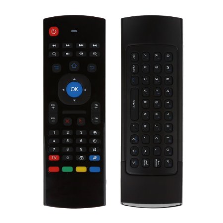 LYNEC C130 2.4G Mini Wireless Keyboard Mouse Remote with Infrared Remote Learning Air Control for PC HTPC IPTV Smart TV Android TV Box Media Player