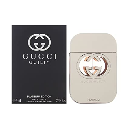 Gucci Guilty Platinum Edition Eau De Toilette Spray for Women, 2.5 Ounce