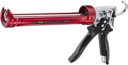 Tajima CNV100SP Convoy Super 12" Caulk Gun, Black/Red