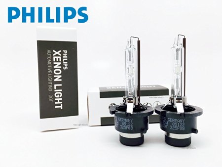 PHILIPS D2S 4300K OEM Replacement HID bulbs (#85122) - Pack of 2 by ALI