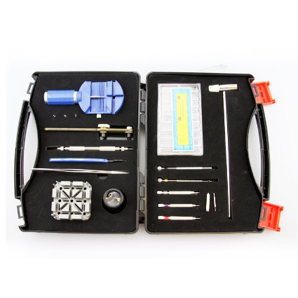 LB1 High Performance New Watch Repair Tool Kit for Rolex Oyster Perpetual Cosmograph Daytona Platinum 116506 Mens Watch - 19 in 1 Professional Watch Repair Tool Set