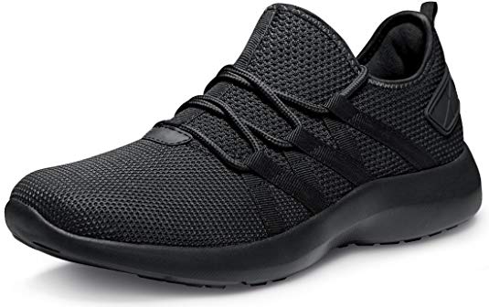 Tesla Men's Knit Pattern Sports Running Shoes