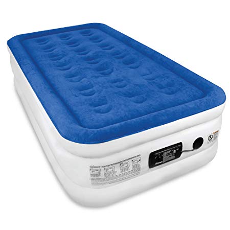 SoundAsleep Dream Series Air Mattress with ComfortCoil Technology & Internal High Capacity Pump - Twin Size