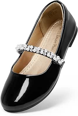 DREAM PAIRS Girls Mary Jane Dress Shoes Ballerina Flats for Wedding, Party (Toddler/Little Kid/Big Kid)