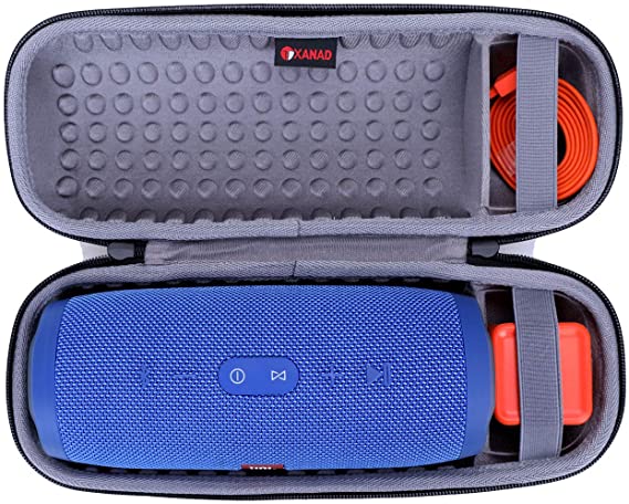 XANAD Hard Case for JBL Charge 3 Speaker - Travel Carrying Protective Bag (Gray)