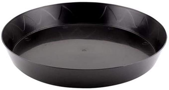 Gro Pro Heavy Duty Saucer with Tall Sides 25 Inch, Black