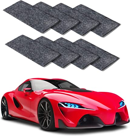 MEIREN Nano Sparkle Cloth, 8PCS Nano Magic Cloth Car Scratch Remover Cloth Car Paint Swirl Remover Polish & Paint Restorer for Car Scratches Repair Cloth