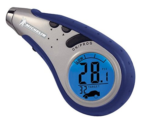 Measurement Limited Michelin MN-12279 Digital Programmable Tire Gauge with Light