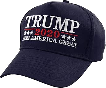 Make America Great Again Our President Donald Trump Slogan with USA Flag Cap Adjustable Baseball Hat Red