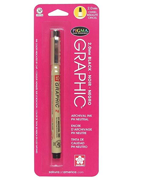 Pigma Graphic 2 Pen 2mm Black