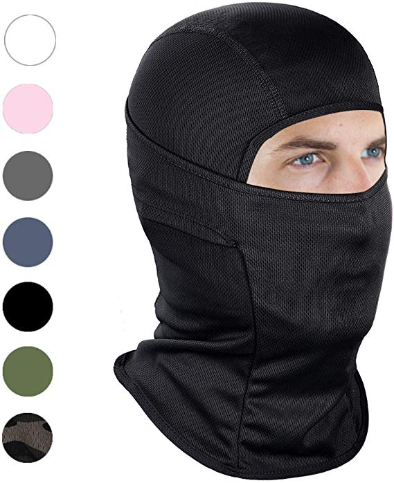 Achiou Balaclava Face Mask UV Protection for Men Women Ski Sun Hood Tactical Masks