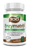Enzymatrix Complete Digestive Enzyme System Supports Healthy Digestion and Nutrient Update Supports Digestion of Fats Carbohydrates and Proteins and More-100 Satisfaction Guaranteed