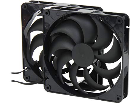 Rosewill 140mm Computer Case Cooling Fan with LP4 Adapter RNBD-131409