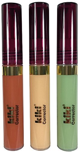 Color Correcting and Illuminating Concealer Set of 3 for Dark Circles, Red Spots, and Dull Skin MADE IN USA