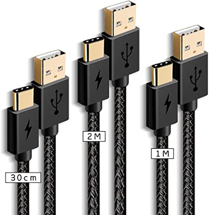 Charging Cable for Nintendo Switch, USB C Charging Cable for Samsung Galaxy S8, New MacBook Charge Cable, USB C Power Cable for iPad pro, Google Pixel 2
