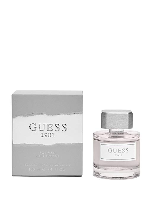 Guess Fragrance 1981 Eau De Toilette for Men, 3.4 Fluid Ounce