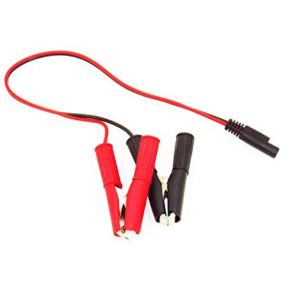 MOTOPOWER MP68995 SAE to Alligator Clips Quick Disconnect Cable SAE to Battery Clamp Cable
