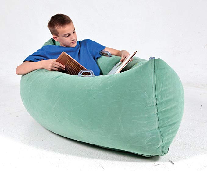 Abilitations Inflatable PeaPod Medium, 60 Inches, Vinyl, Green