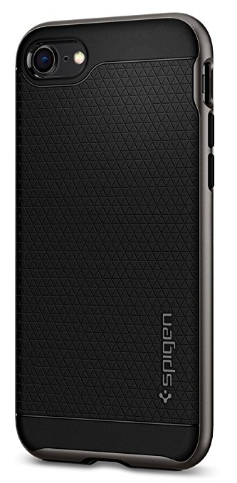 Spigen Neo Hybrid [2nd Generation] iPhone 8 Plus Case / iPhone 7 Plus Case with Hard Frame for Apple iPhone 8 Plus (2017) / Apple iPhone 7 Plus (2016) - Gunmetal