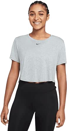 Nike Women's Dri-FIT One Short-Sleeve Cropped Top, XS - XXL